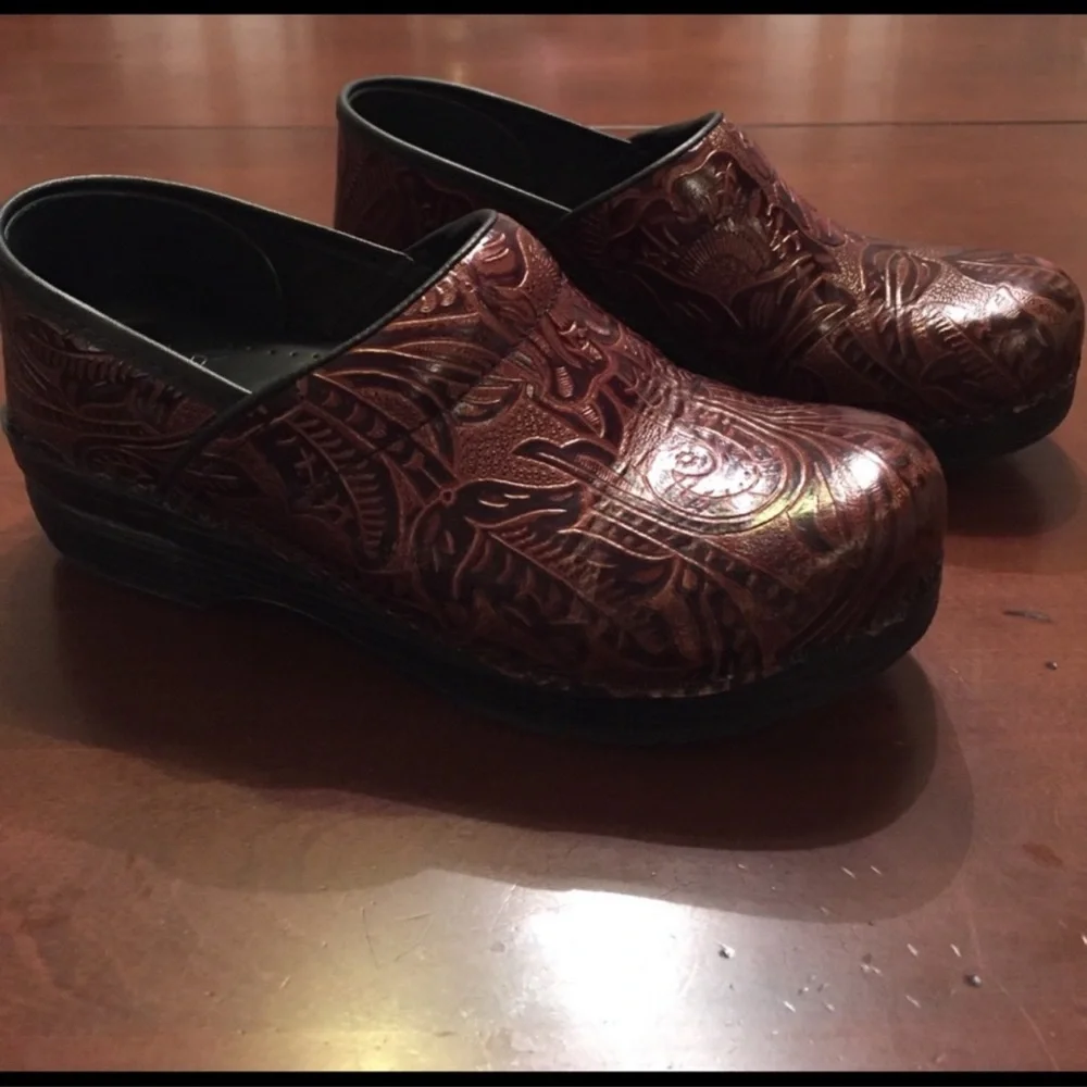 Dansko Leather Clogs - Picture 2 of 3